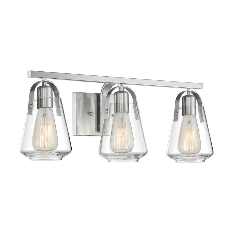 Nuvo Lighting Skybridge Vanity Clear Glass