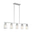 Nuvo Lighting Skybridge 5 Light Island Pendant, Clear