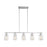 Nuvo Lighting Skybridge 5 Light Island Pendant, Clear