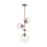 Nuvo Lighting Sky Pendant, Clear Glass