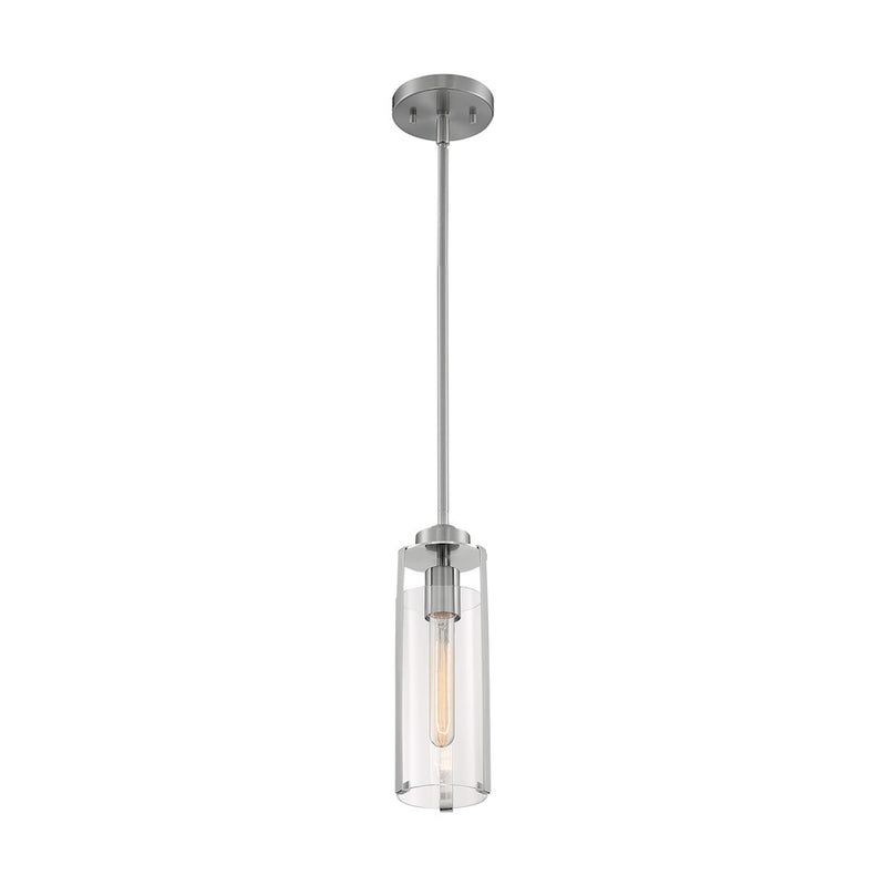 Nuvo Lighting Marina Mini Pendant, Clear Glass