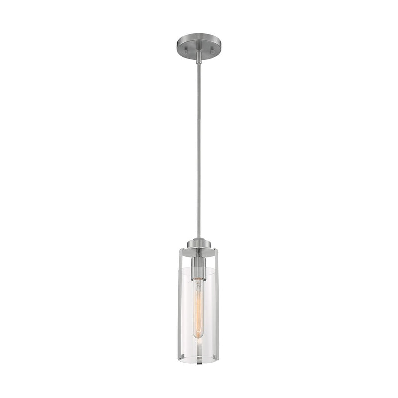 Nuvo Lighting Marina Mini Pendant, Clear Glass