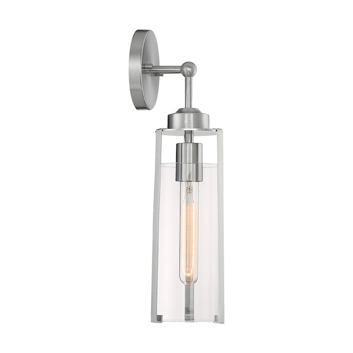 Nuvo Lighting Marina 1 Light Sconce, Clear Glass