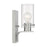 Nuvo Lighting Sommerset 1 Light Wall Sconce, Clear