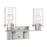 Nuvo Lighting Sommerset Vanity, Clear Glass