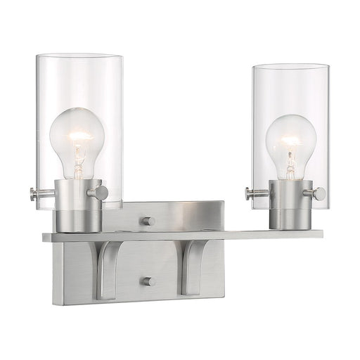 Nuvo Lighting Sommerset Vanity, Clear Glass
