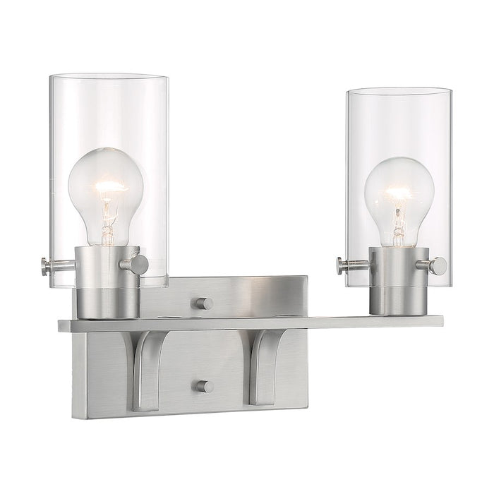 Nuvo Lighting Sommerset Vanity, Clear Glass