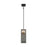Nuvo Lighting Stella 2 Light Mini Pendant, Driftwood/Black Accents