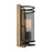 Nuvo Lighting Atelier 1 Light Sconce, Black/Honey Wood