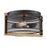 Nuvo Lighting Atelier 2 Light Flush Mount, Black/Honey Wood