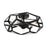 Nuvo Lighting Zemi 3 Light Flush Mount, Clear Glass, Black