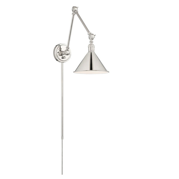 Nuvo Lighting Delancey Swing Arm Lamp, Switch