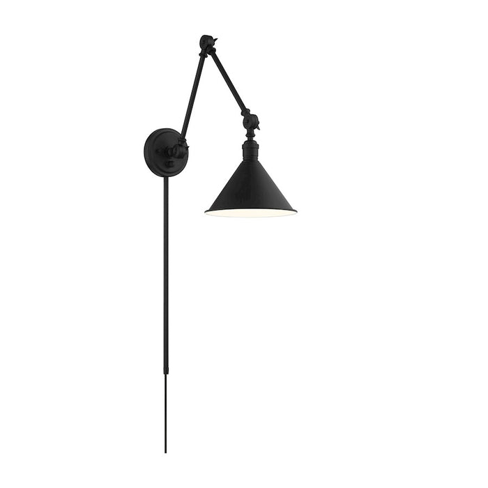Nuvo Lighting Delancey Swing Arm Lamp, Switch