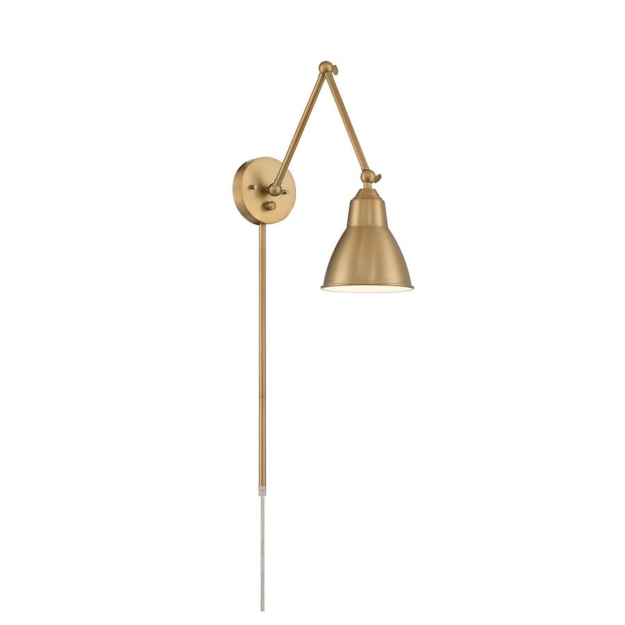 Nuvo Lighting Fulton Swing Arm Lamp, Switch