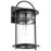 Nuvo Lighting Bracer 1 Light Wall Lantern, Black/Clear