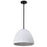 Nuvo Lighting Collins 14" Pendant, Ceramic/Silver Accents - 60-8013