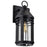 Nuvo Lighting Wilton 1 Light 8" Wall Lantern, Black/Clear Seeded - 60-8103