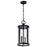 Nuvo Lighting Broadstone 2 Light 9" Hanging Lantern, Black/Seeded - 60-8115