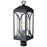 Nuvo Lighting Oaklyn 1 Light 8" Post Top, Matte Black/Clear Glass - 60-8124