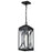 Nuvo Lighting Oaklyn 1 Light 8" Hanging Lantern, Black/Clear Glass - 60-8125