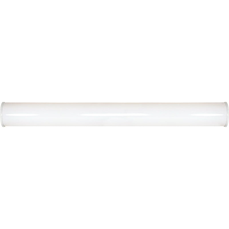 Nuvo Lighting Crispo 49in 2-Light LED Vanity Light | Modern White Metal and Glass | Bathroom & Powder Room | 49 x 5.5 in, 4160 Lumens | Model 62-1034