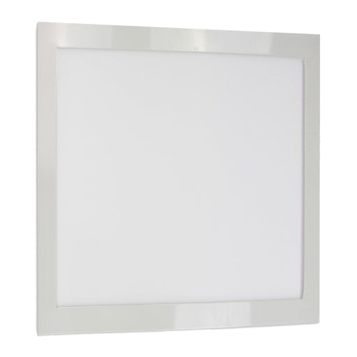 Nuvo Blink V 12in 1-Light LED Flush Mount | Utility White Finish | Bathroom & Hallway Ceiling Light | 1300 Lumens 3000K Dimmable | Model 62-1051
