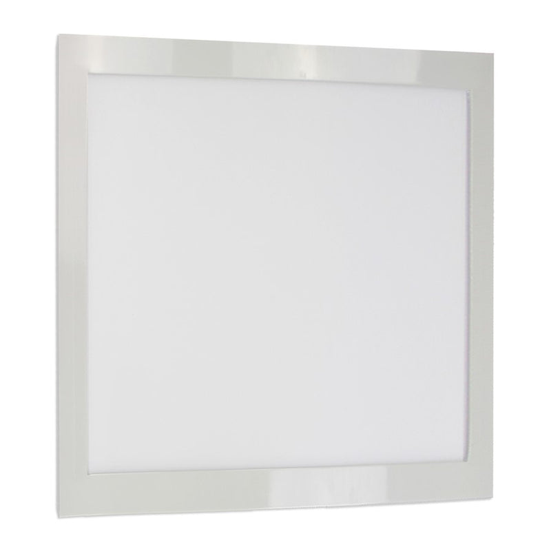 Nuvo Blink V 12in 1-Light LED Flush Mount | Utility White Finish | Bathroom & Hallway Ceiling Light | 1300 Lumens 3000K Dimmable | Model 62-1051