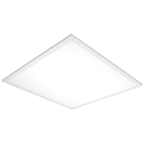 Nuvo 24in 22W LED Flush Mount | Utility White Finish | Hallway & Bathroom Ceiling Light | 1600 Lumens, 3000K, Dimmable | Model 62-1055