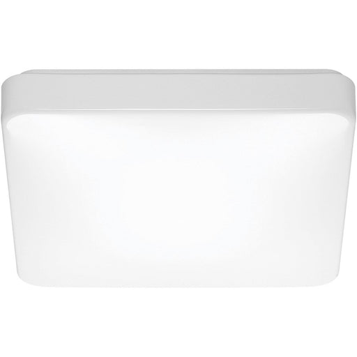 Nuvo Lighting 14in LED Flush Mount | Utility White Acrylic Lens | Hallway & Closet Utility Light | 14 x 14 x 3.5 in, 120V, 90 CRI | Model 62-1098