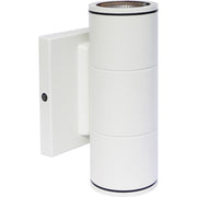 Nuvo Lighting 62-1141R1 2-Light LED Up/Down Sconce | Utility White Finish | Outdoor & Bathroom Wall Light | 10W 3000K 90 CRI Wet Rated | Model 62-1141R1