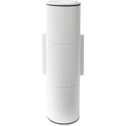 Nuvo Lighting 62-1143R1 12in 2-Light LED Large Up/Down Sconce | Utility White Finish | Outdoor Covered Patio & Entryway | 4 x 5 x 12 in | Model 62-1143R1