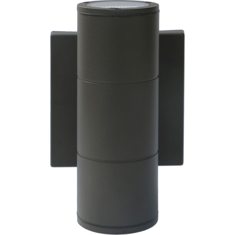 Nuvo Lighting 62-1145R1 2-Light LED Up/Down Sconce | Utility Bronze | Outdoor & Bathroom Wall Light | 10W 3000K 90 CRI Non-Dimmable | Model 62-1145R1