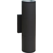 Nuvo Lighting 62-1146R1 12in 2-Light LED Wall Sconce | Utility Bronze | Outdoor Covered Patio & Entryway | 4 x 5 x 12 in, Wet Rated | Model 62-1146R1