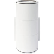 Nuvo Lighting 62-1147 8in 1-Light LED Wall Sconce | Utility White Finish | Outdoor Covered Patio & Entryway | 4 x 5 x 8 in | Model 62-1147