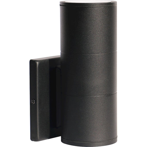 Nuvo Lighting 62-1148 1-Light LED Large Up/Down Sconce | Utility Black Aluminum | Outdoor Covered Patio & Entryway | 4.22 x 5 x 8.25 in | Model 62-1148