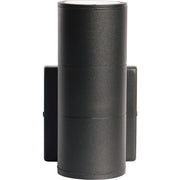 Nuvo Lighting 62-1148 1-Light LED Large Up/Down Sconce | Utility Black Aluminum | Outdoor Covered Patio & Entryway | 4.22 x 5 x 8.25 in | Model 62-1148
