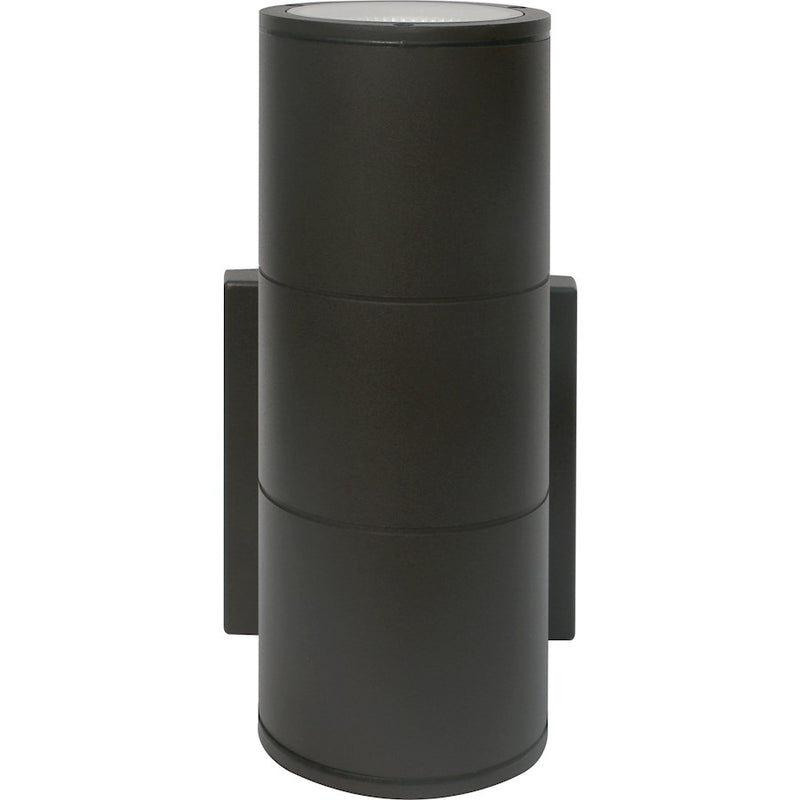 Nuvo Lighting 62-1149 1-Light LED Large Up/Down Sconce | Utility Bronze | Outdoor & Covered Patio | 4 x 5 x 8 in, 10W 3000K 90CRI | Model 62-1149