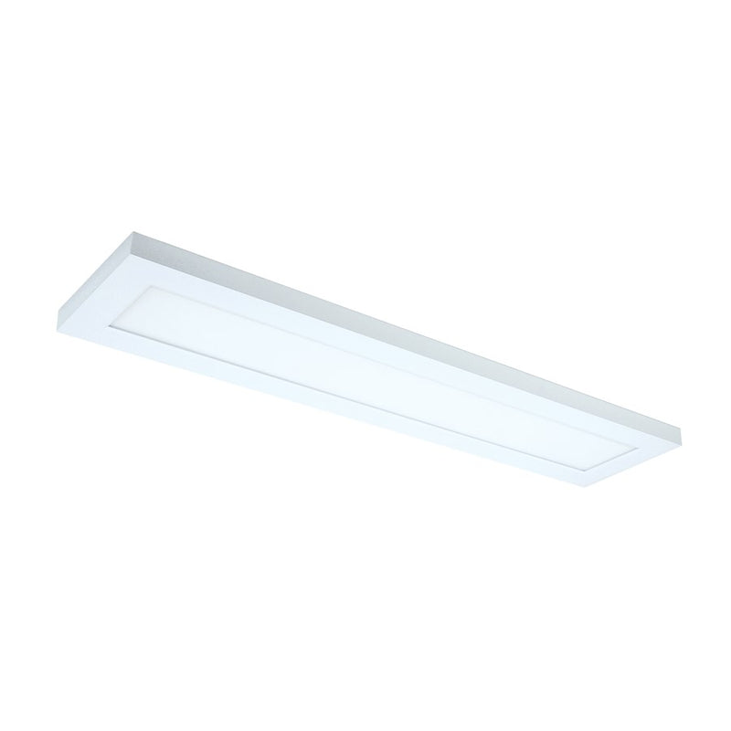 Nuvo Blink VI 24in 22W LED Flush Mount | Utility White Finish | Kitchen & Hallway | 1870 Lumens 5000K Dimmable Damp Rated | Model 62-1155