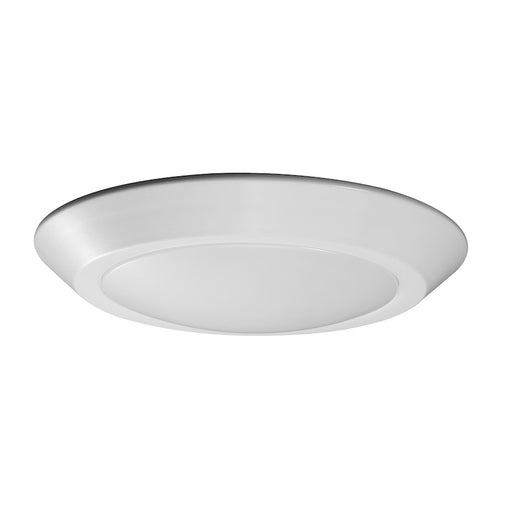 Nuvo Lighting 7in LED Disk Light Flush Mount | Contemporary White | Bathroom & Hallway Ceiling Light | 12W, 4000K, 90 CRI, Dimmable | Model 62-1164