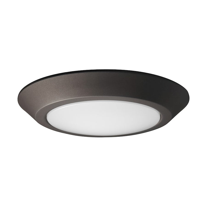 Nuvo Lighting 7" LED Flush Disk Light Mahogany Bronze