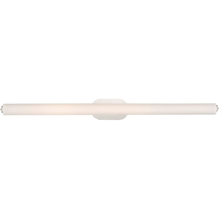 Nuvo Lighting Lana LED Wall Sconce, White Acrylic Polished Nickel