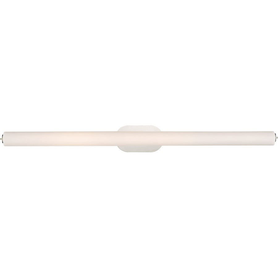 Nuvo Lighting Lana LED Wall Sconce, White Acrylic Polished Nickel