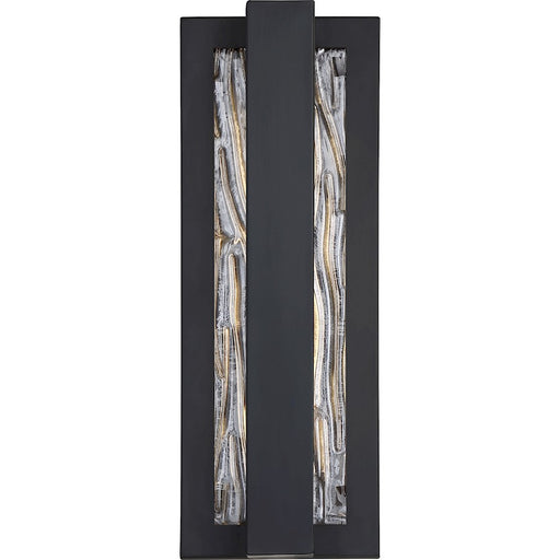 Nuvo Lighting Lucas LED Wall Sconce, Water Glass, Aged Bronze