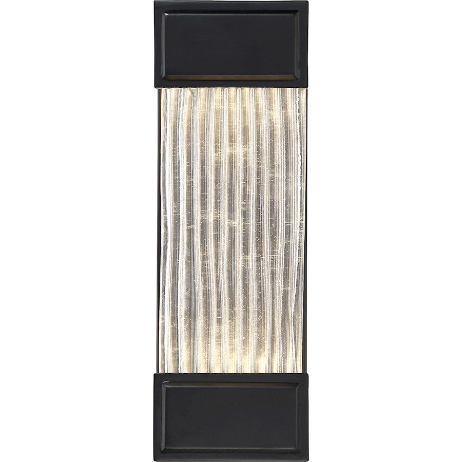 Nuvo Lighting Kinsey LED Wall Sconce, Ribbed Glass, Aged Bronze