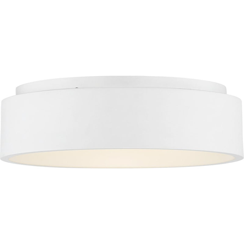 Nuvo Lighting Orbit 18in LED Flush Mount | Modern Contemporary White Finish | Kitchen Hallway & Bedroom Ceiling Light | 17.75 x 17.75 x | Model 62-1451