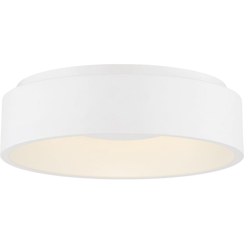 Nuvo Lighting Orbit 24in LED Flush Mount | Modern White Finish | Bedroom & Hallway Ceiling Light | 23 x 23 x 6 in, 120V Dimmable | Model 62-1453