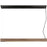Nuvo Lighting Task LED Wood Linear Pendant, Sensor Wood