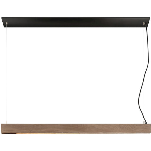 Nuvo Lighting Task LED Wood Linear Pendant, Sensor Wood