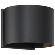 Nuvo Lightgate 5W LED Wall Sconce | Contemporary Matte Black | Outdoor Entryway & Patio Accent | 240 Lumens, 3000K, Wet Rated | Model 62-1464R1