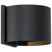Nuvo Lightgate 5W LED Wall Sconce | Contemporary Matte Black | Outdoor Entryway & Patio Accent | 240 Lumens, 3000K, Wet Rated | Model 62-1464R1